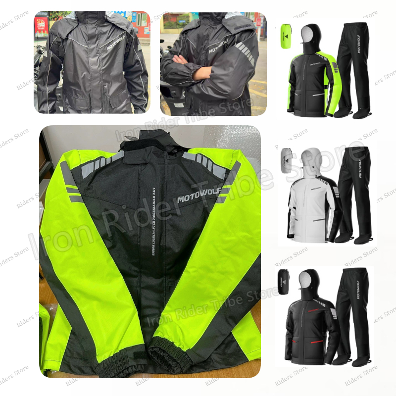 Motowolf Waterproof Reflective - Cycling Commuter Rain Jacket review and price