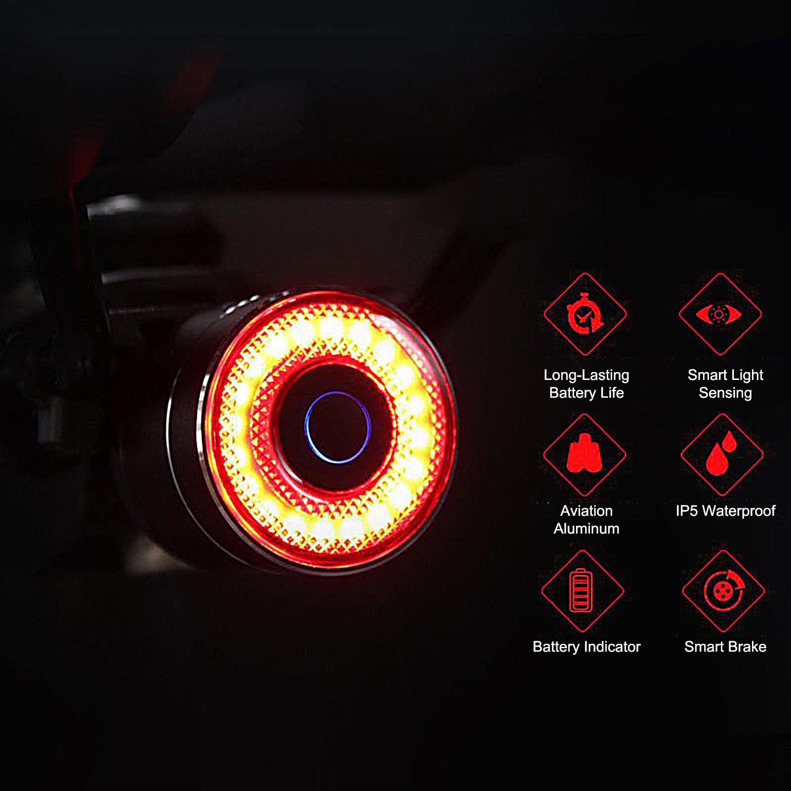 Bicycle Brake Light Smart Bike - Cycling Commuting review and price