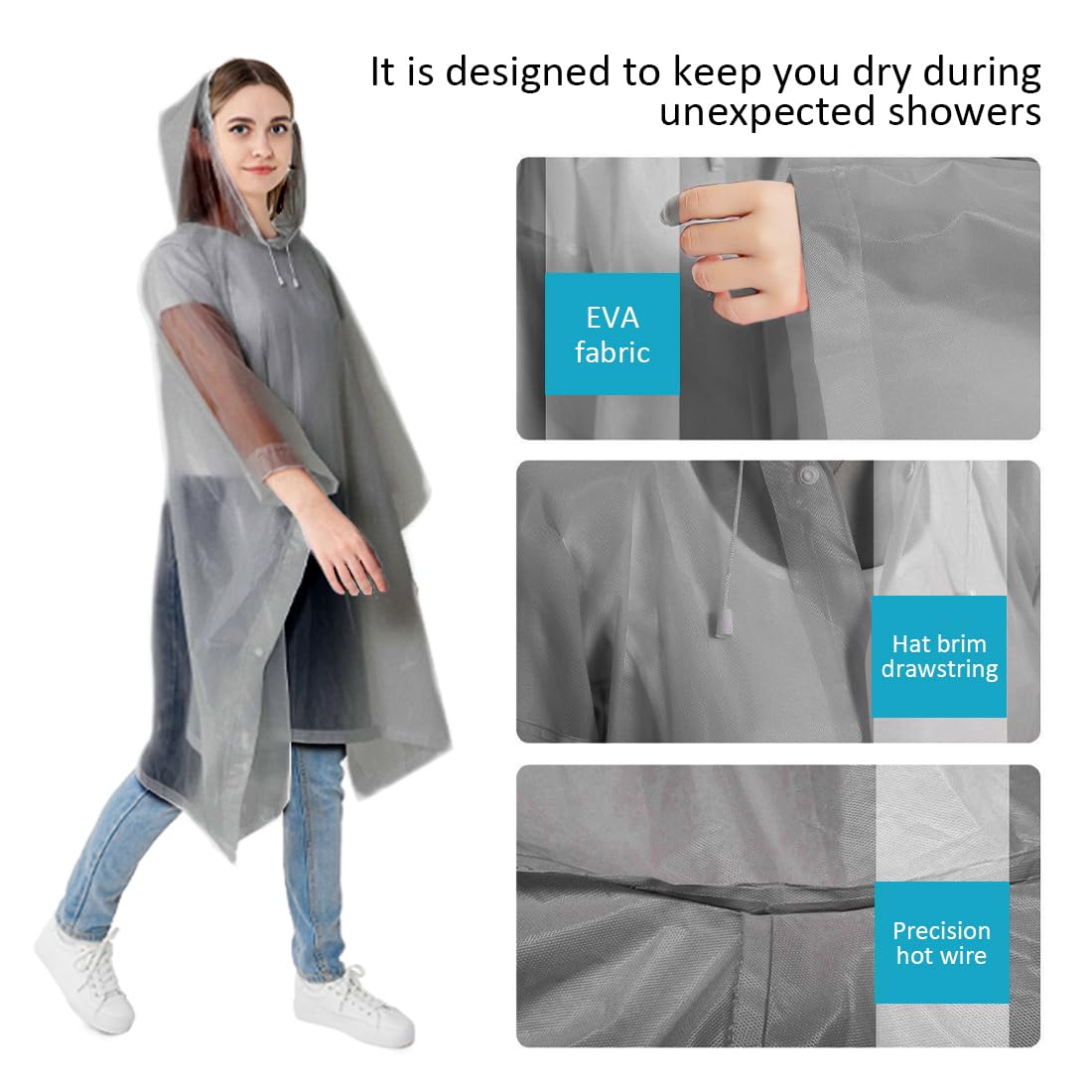 Adult Waterproof Raincoat Ponc - Cycling Commuter Rain Gear review and price
