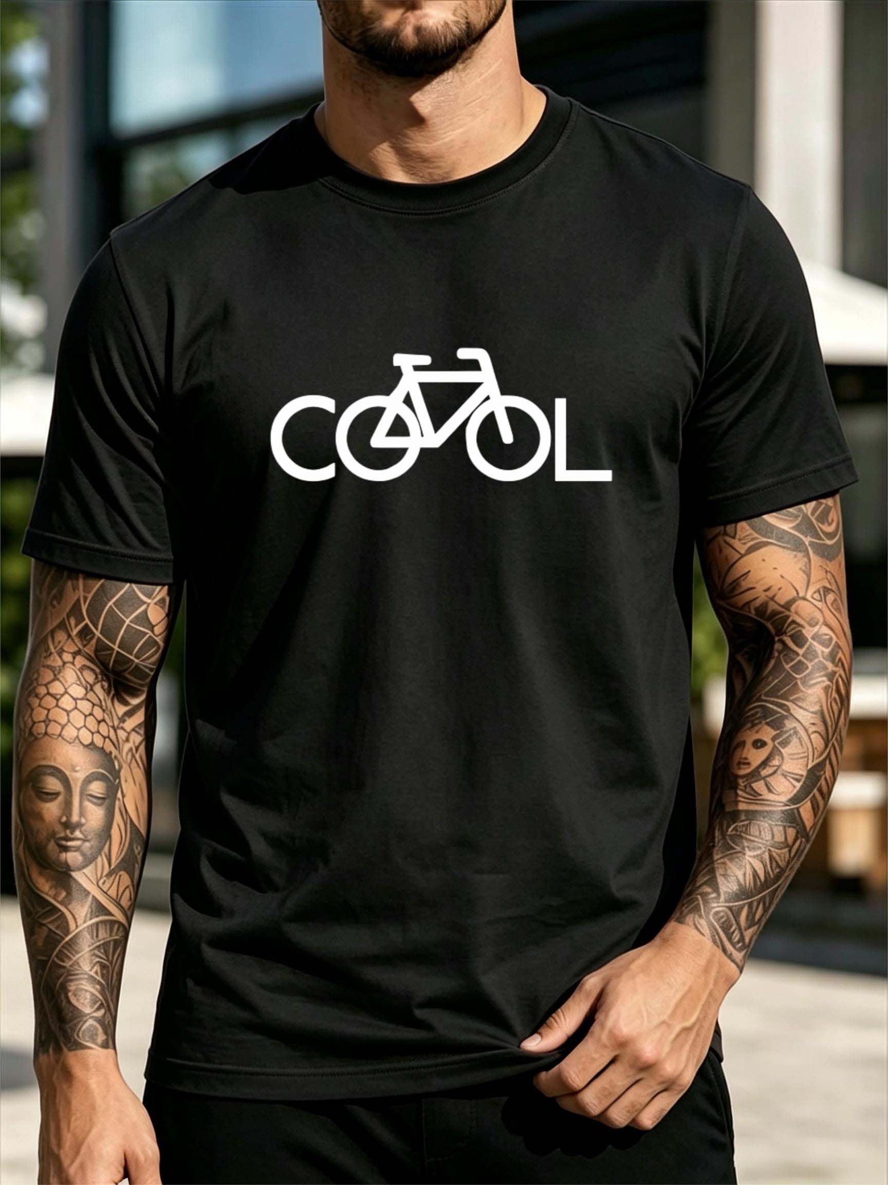 Men's Round Neck Short-Sleeve  - Cycling In City review and price